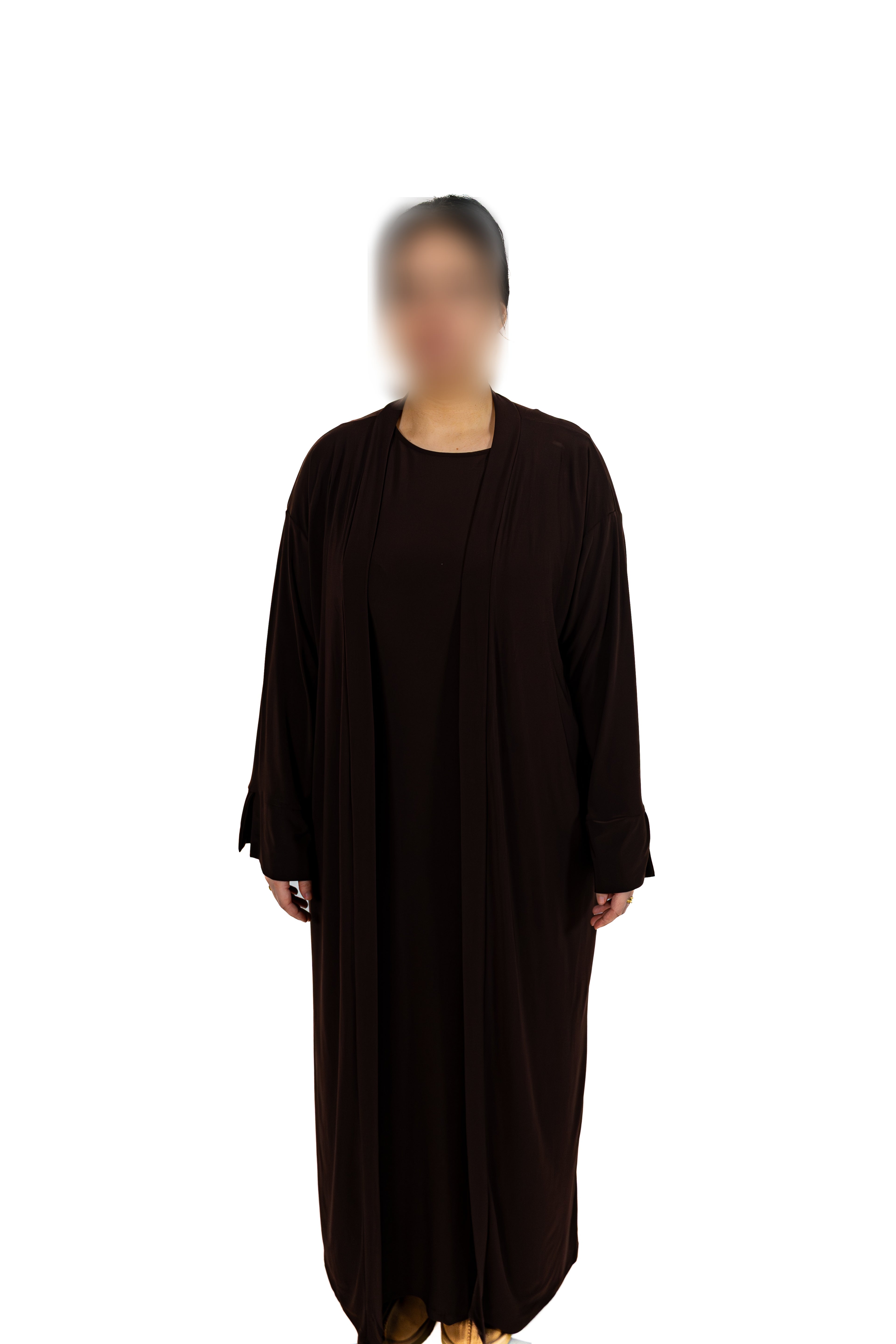 Essentials Abaya (Charcoal Black)