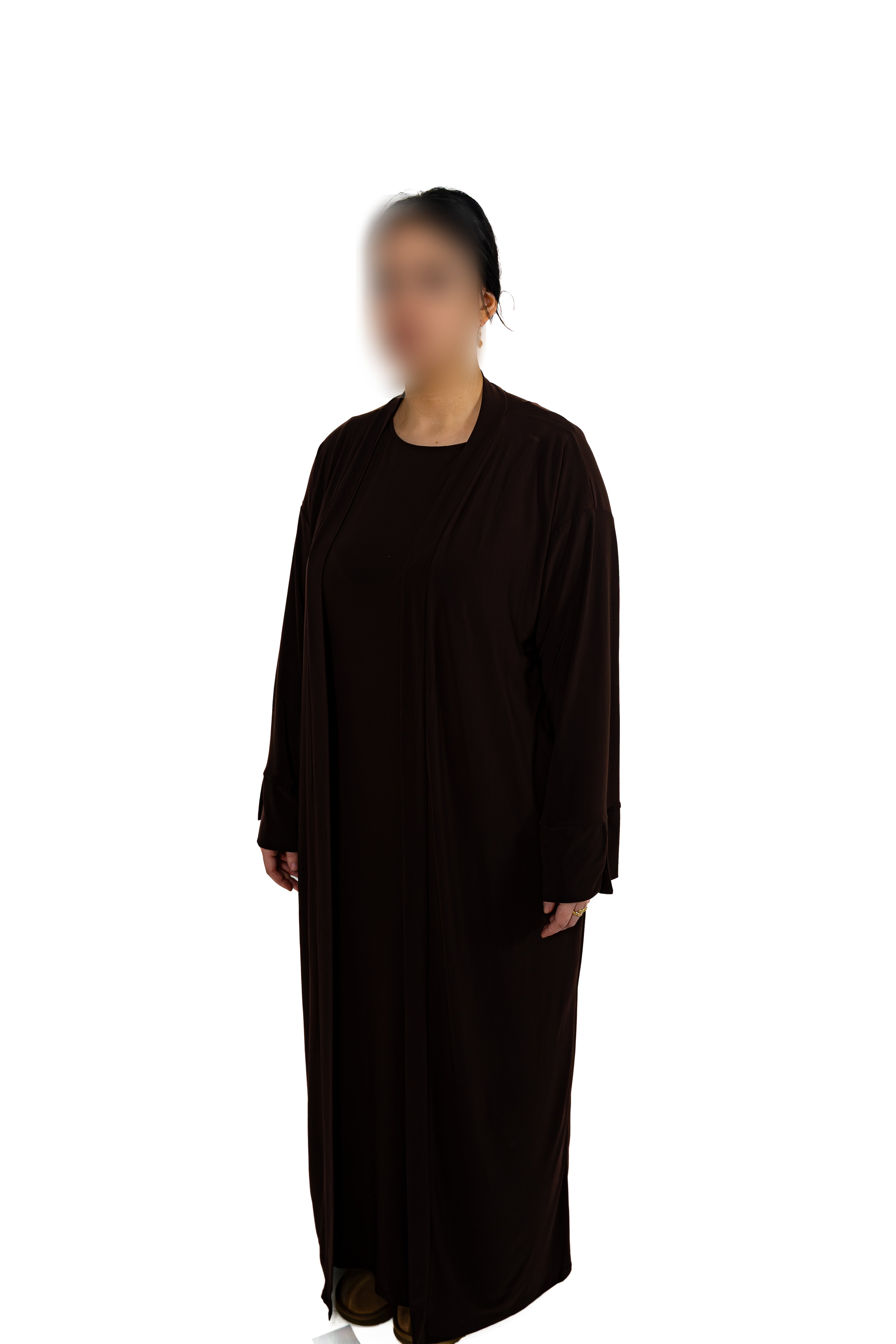 Essentials Abaya (Charcoal Black)