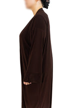 Essentials Abaya (Charcoal Black)