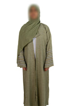 Dubai Abaya (Olive Green)