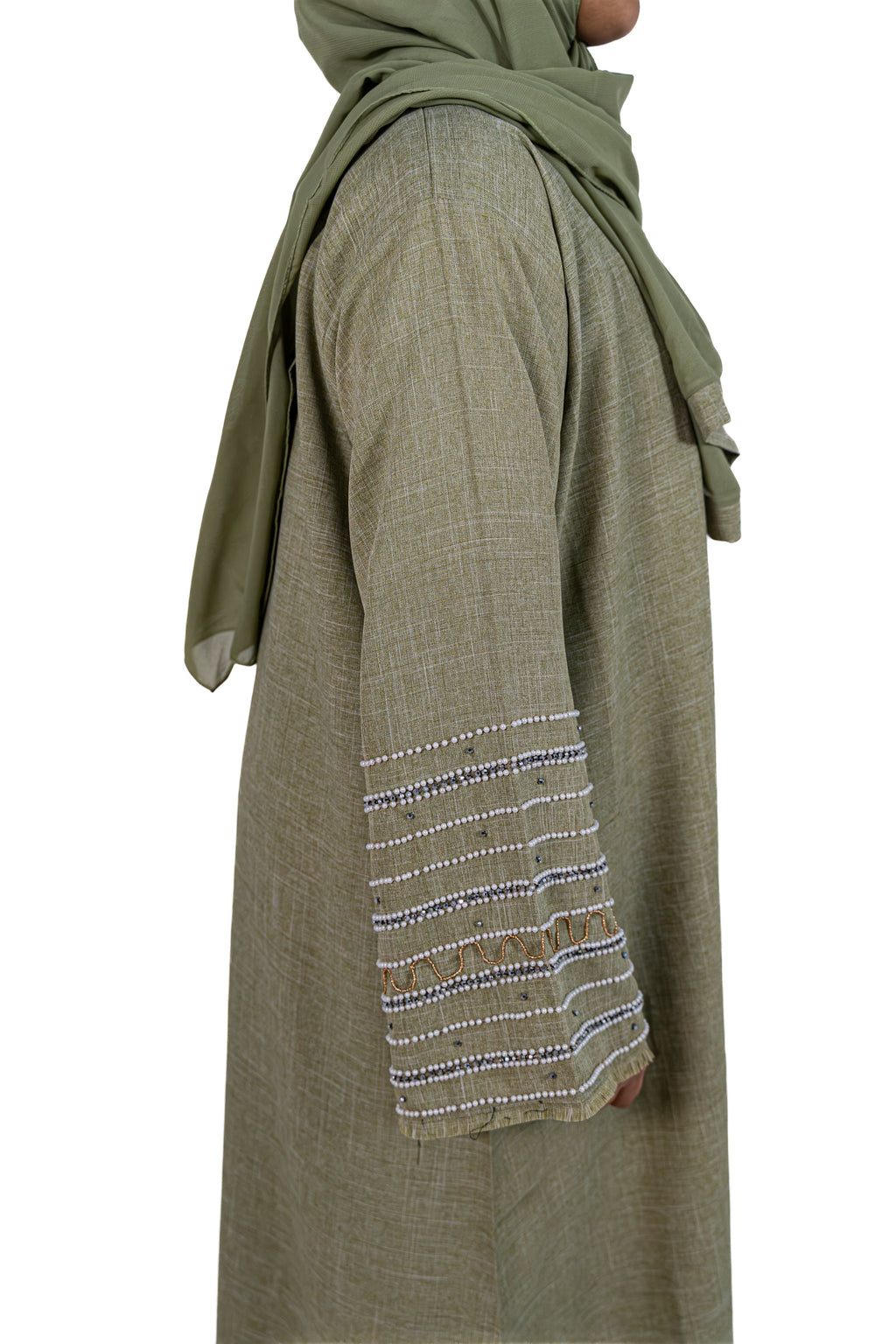 Dubai Abaya (Olive Green)