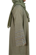 Dubai Abaya (Olive Green)