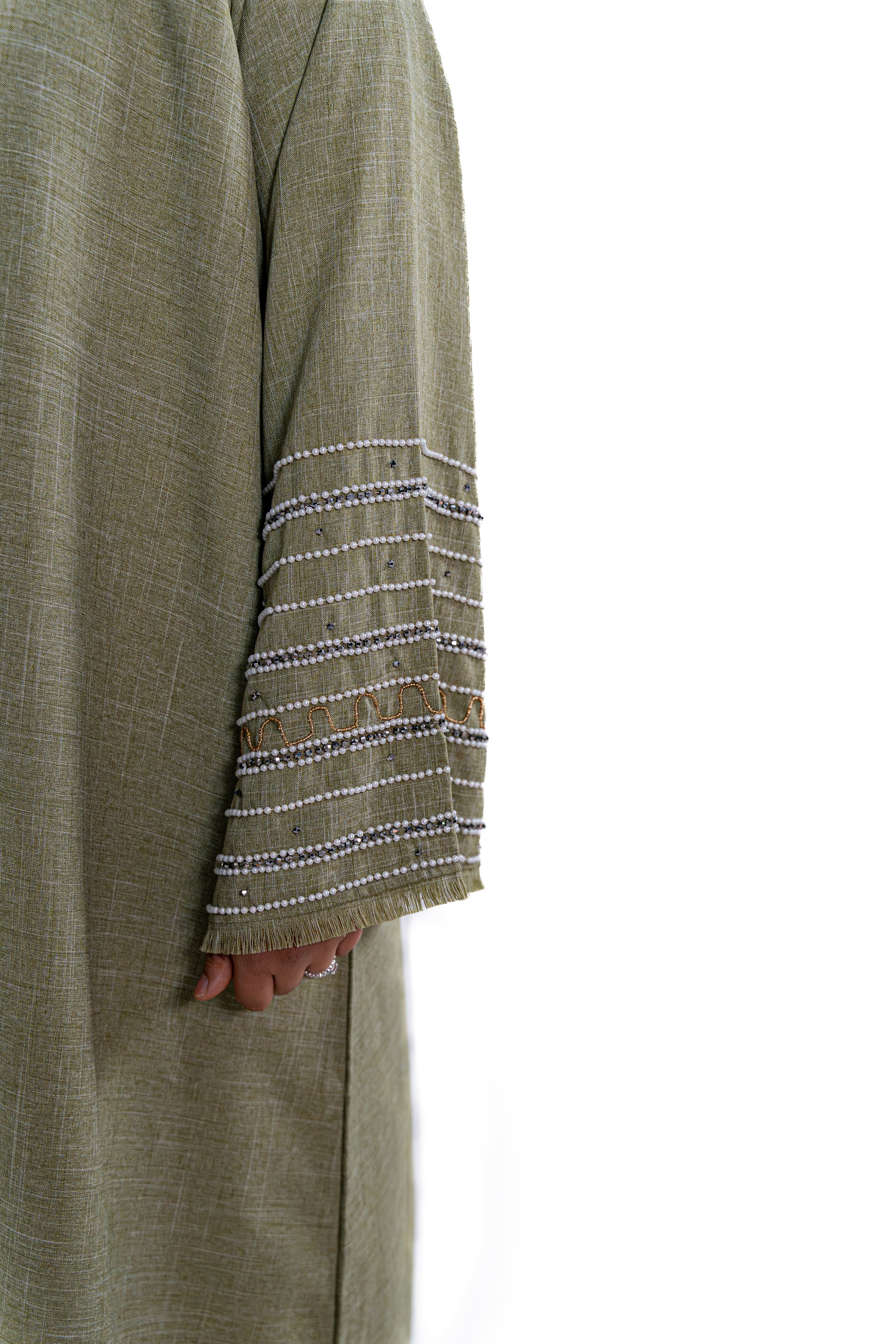 Dubai Abaya (Olive Green)