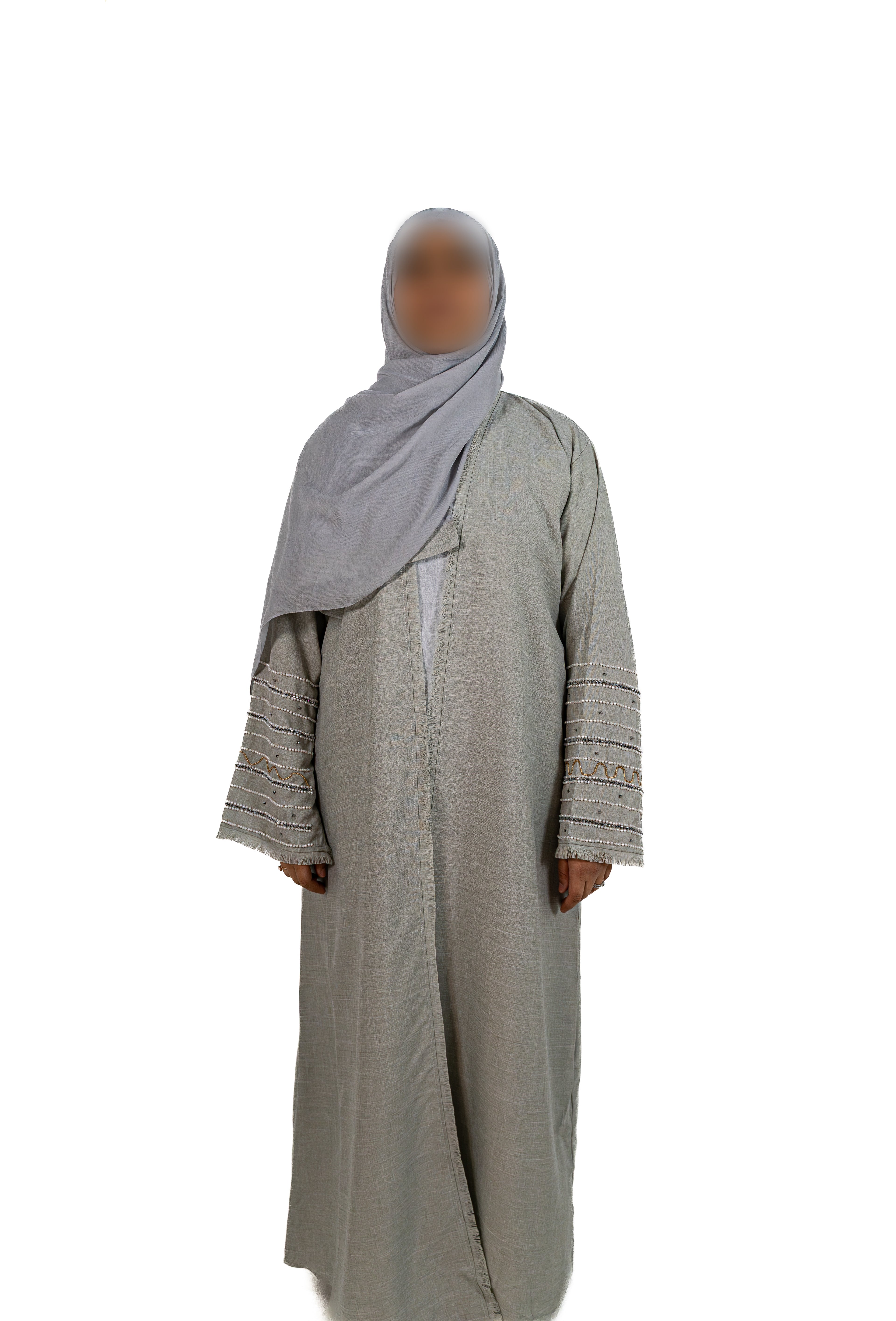 Dubai Abaya (Ash Gray)