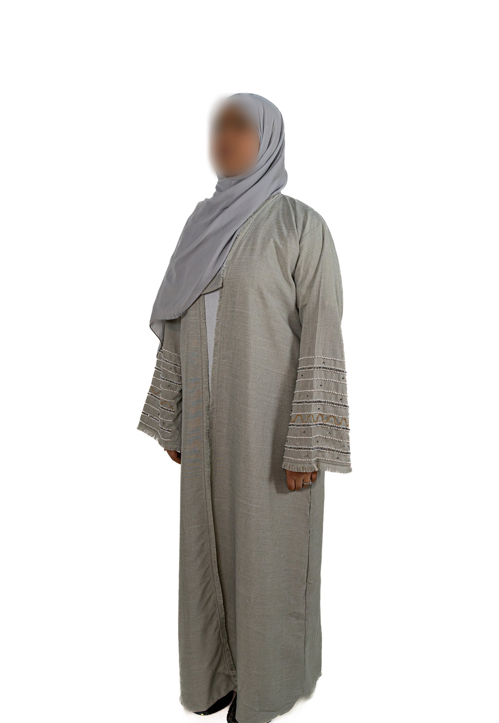 Dubai Abaya (Ash Gray)