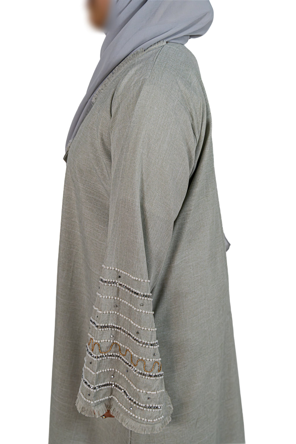 Dubai Abaya (Ash Gray)