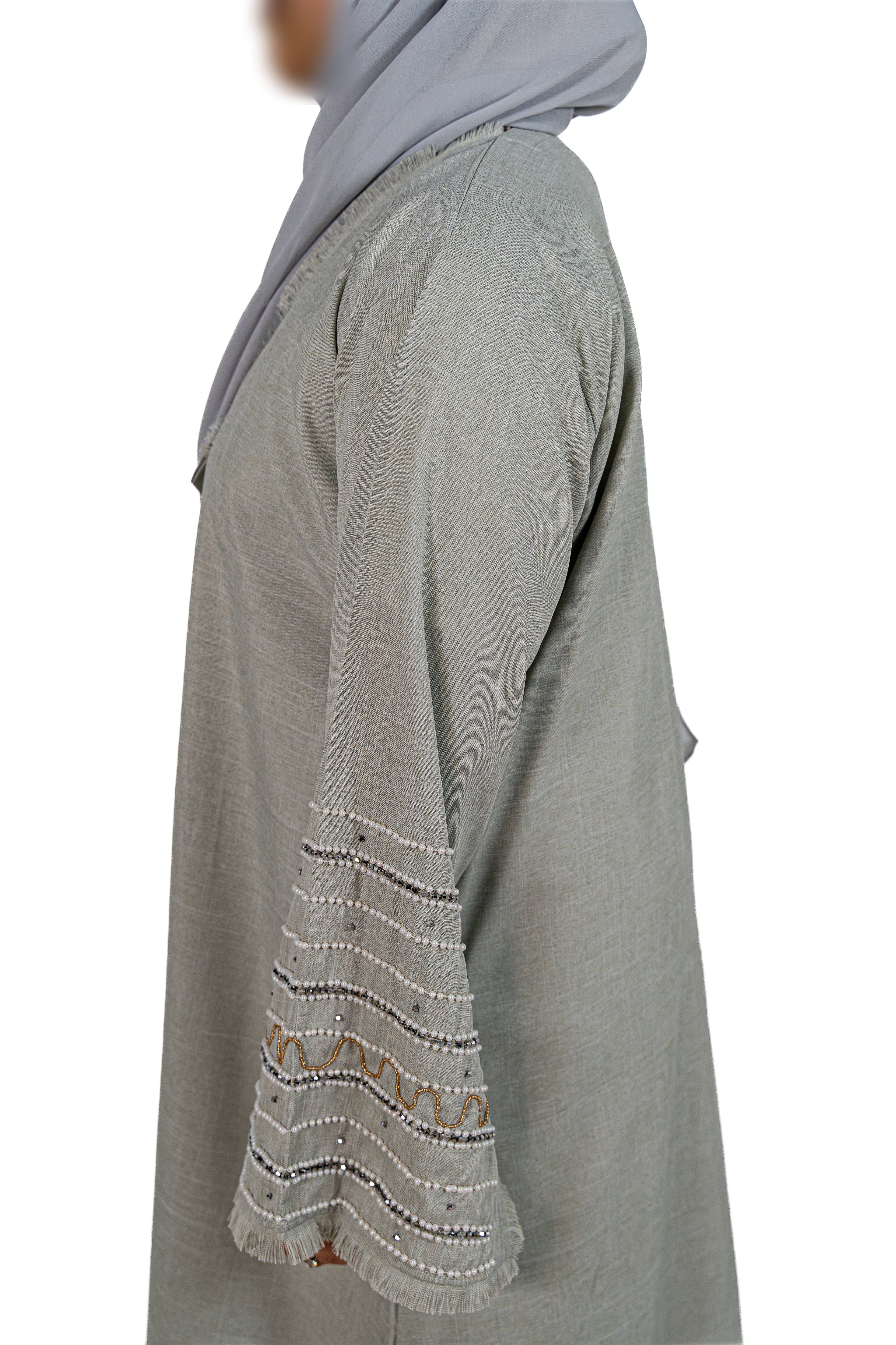 Dubai Abaya (Ash Gray)