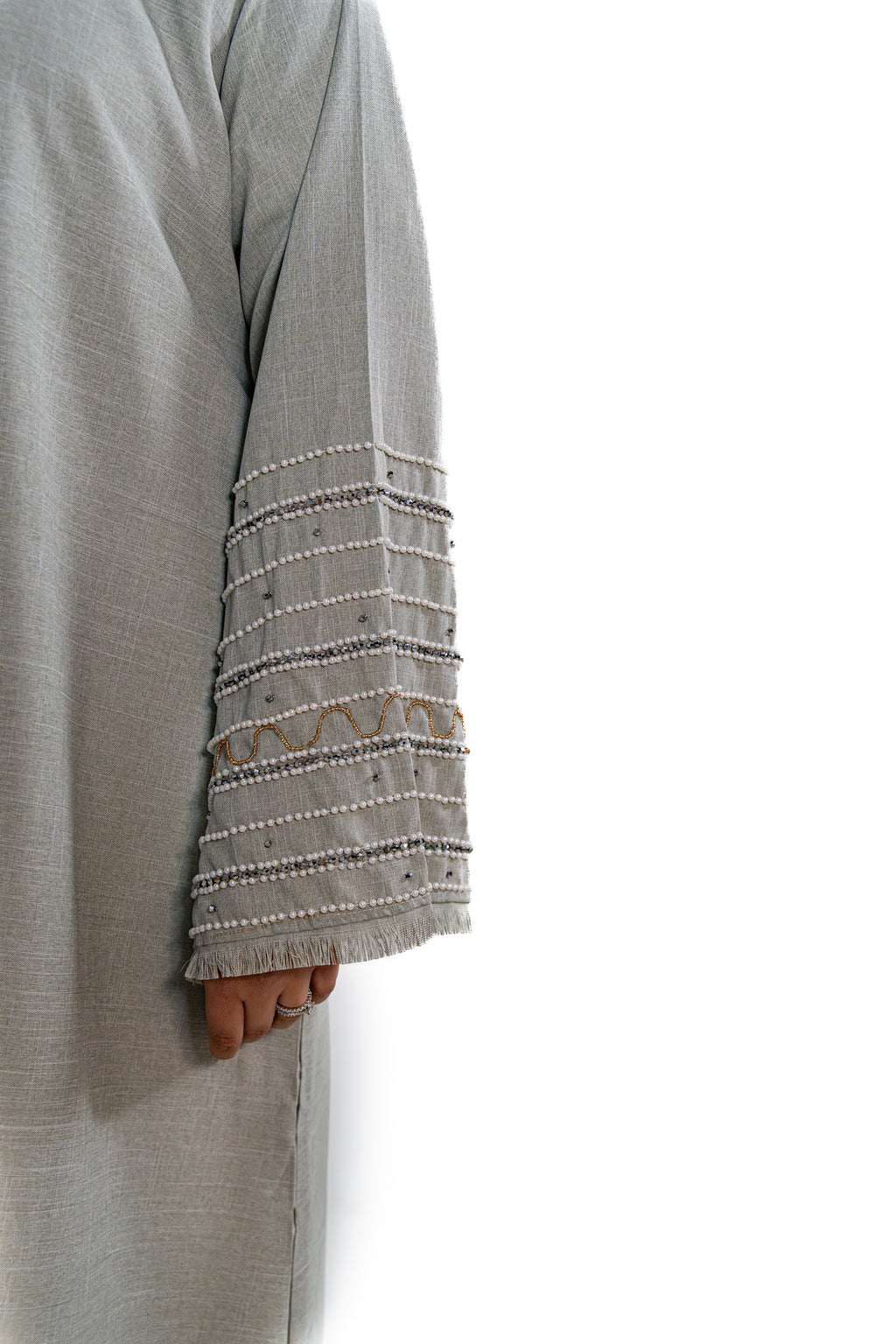 Dubai Abaya (Ash Gray)