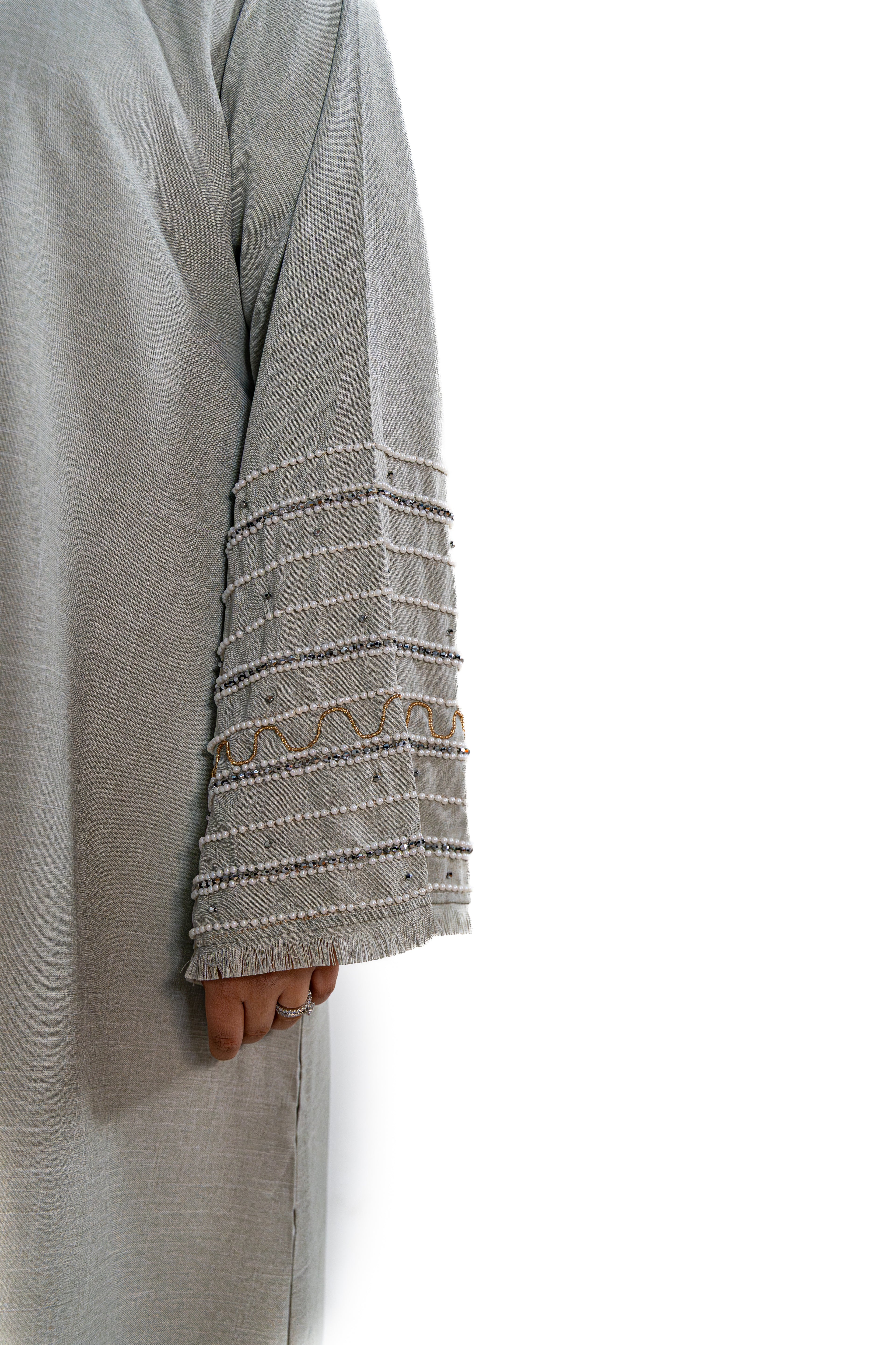 Dubai Abaya (Ash Gray)